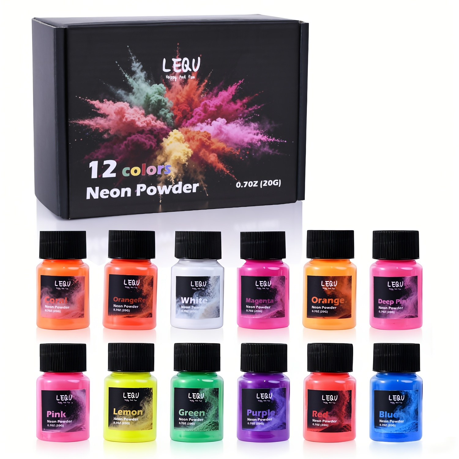 Soap Making Ingredient - LEQU 12 Warna Bubuk Pigmen Resin