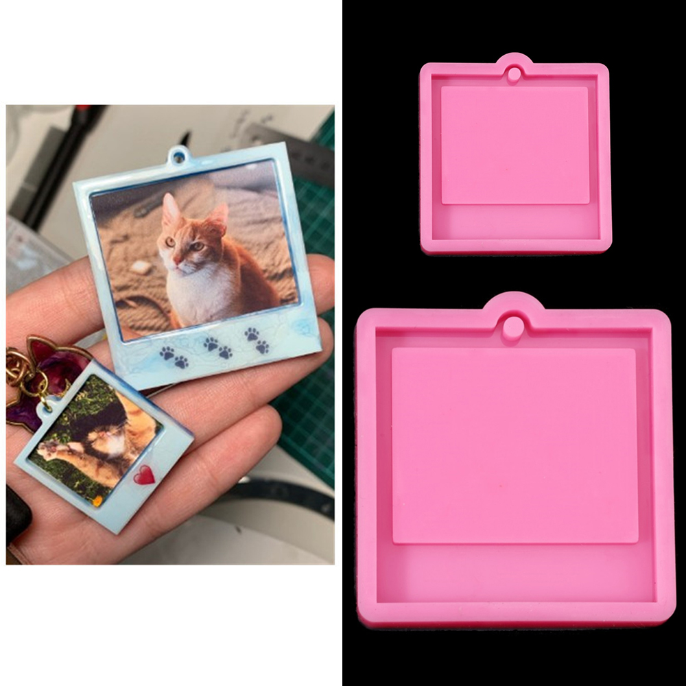 Soap Making Items - Bingkai foto Epoxy Resin cetakan gantungan