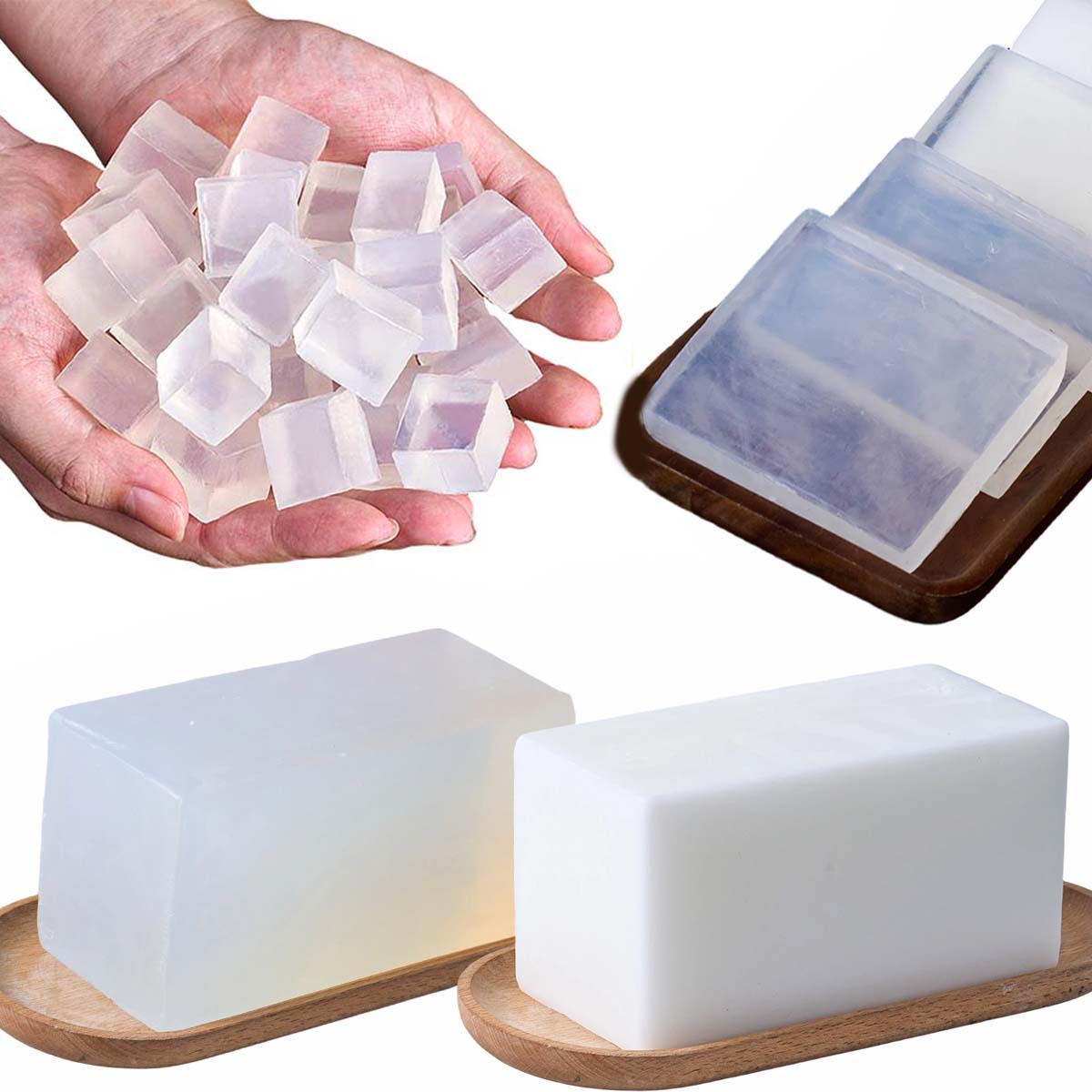 Soap Making Material Wholesale - 1000g Basis Sabun Gliserin DIY Basis