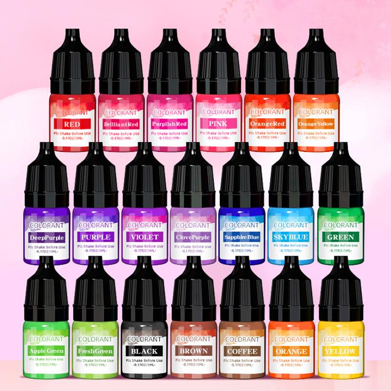 Soap Making Ingredient - 5ml/botol pigmen lilin lilin pewarna tidak