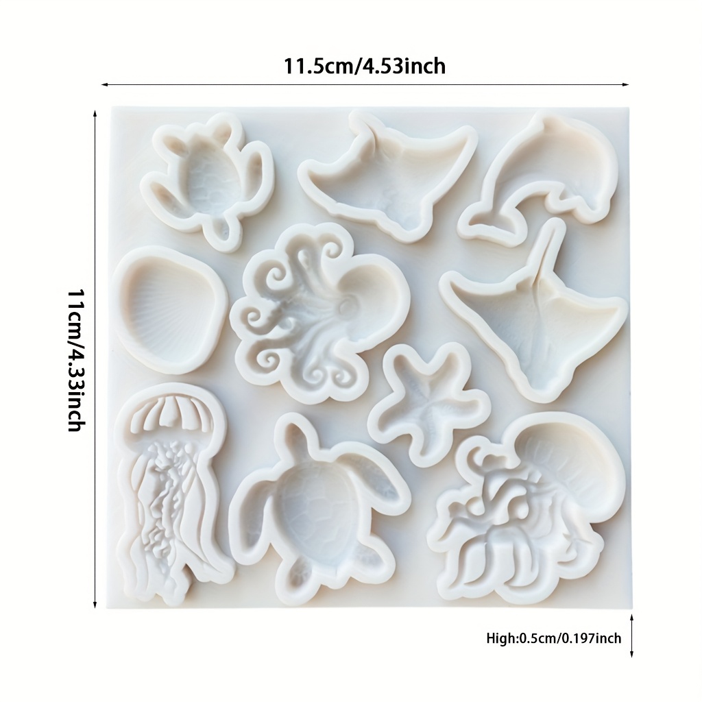 Cetakan Silikon Hewan Laut Gur - Soap Making Items ulasan dan harga