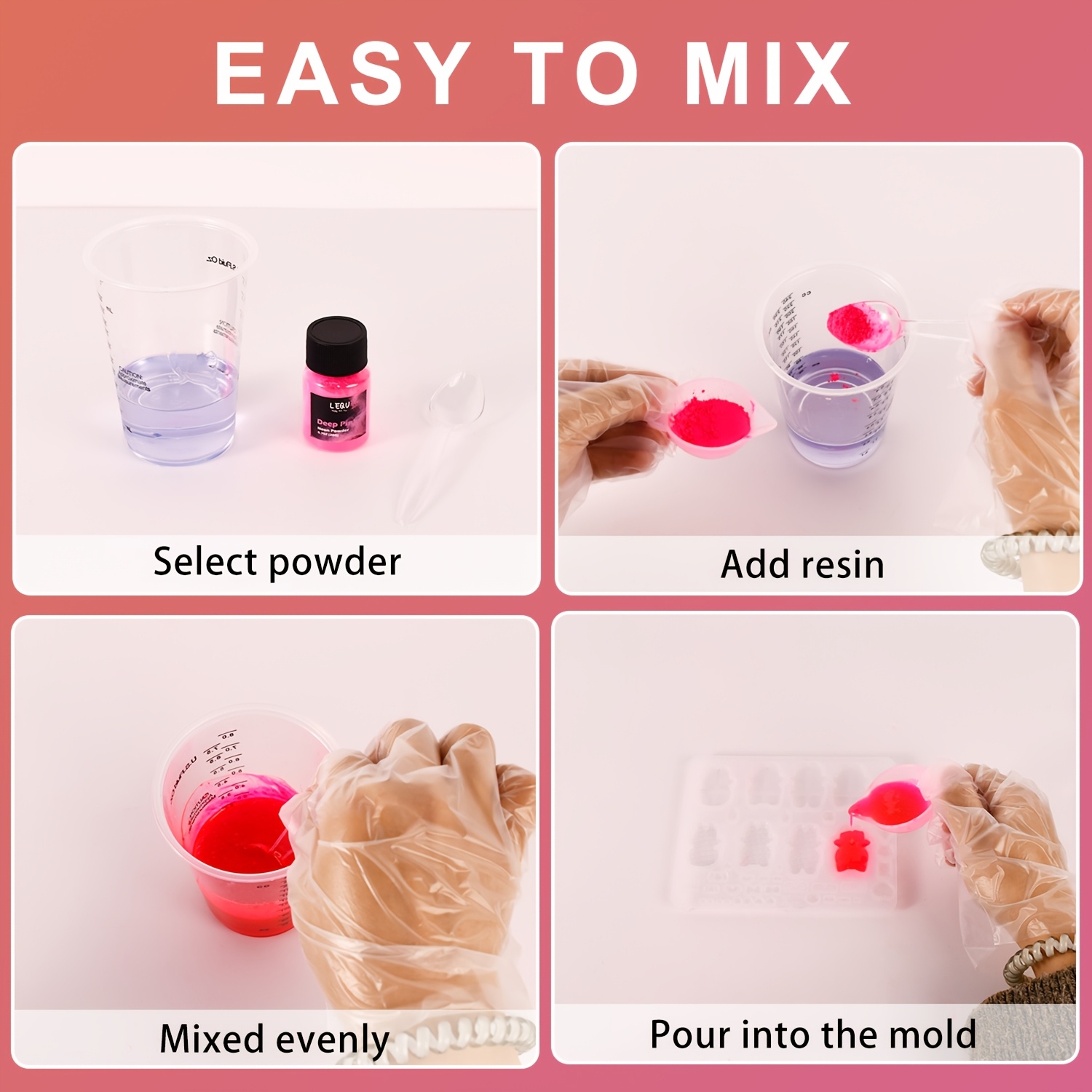 LEQU 12 Warna Bubuk Pigmen Res - Soap Making Ingredient ulasan dan harga