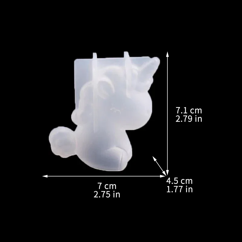 3D silikon geometris Unicorn k - Soap Making Items ulasan dan harga