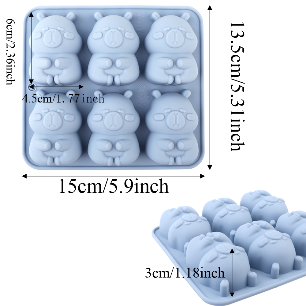 1 Cetakan Kue Silikon Berbentu - Soap Making Items ulasan dan harga