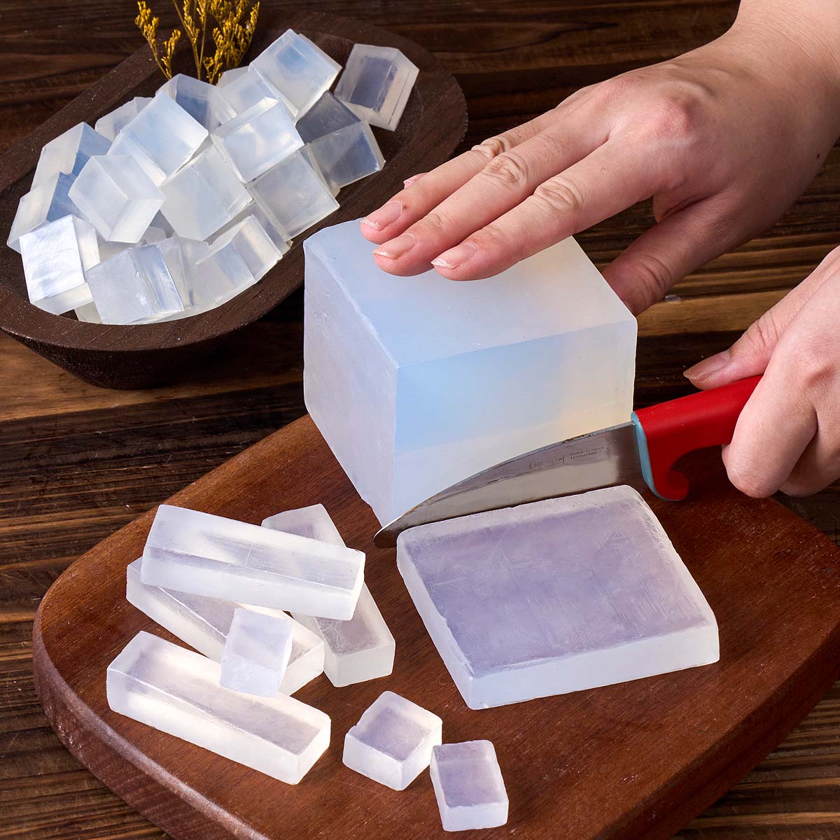 1000g Basis Sabun Gliserin DIY - Soap Making Material Wholesale ulasan dan harga