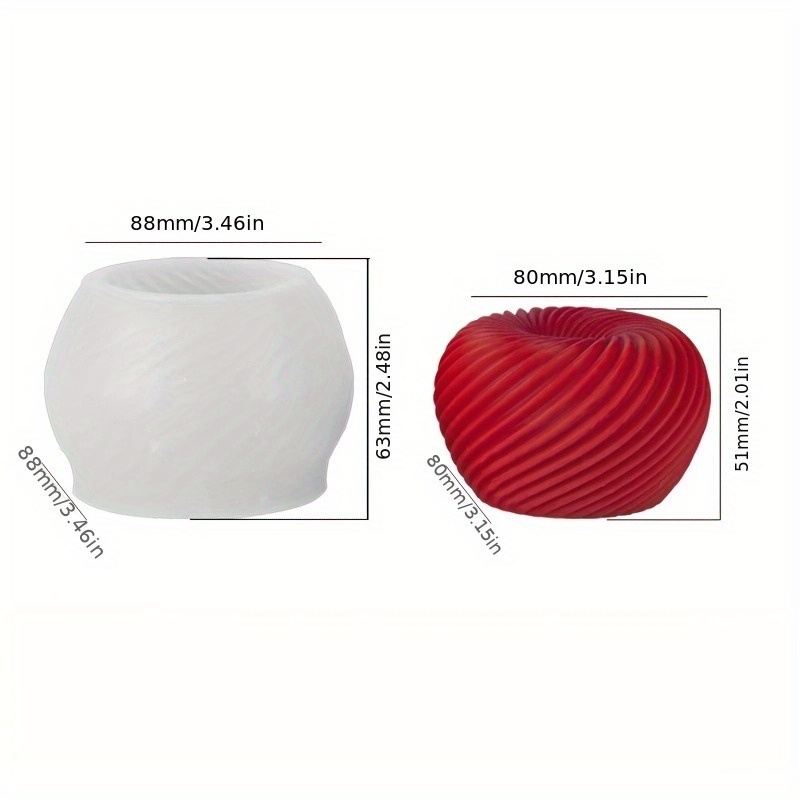 Cetakan silikon berbentuk apel - Soap Making Items ulasan dan harga